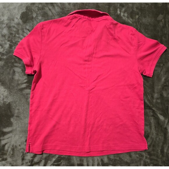 Tommy Hilfiger Polo Shirt Custom Fit Red Cotton Flag Classic XL - Picture 2 of 4